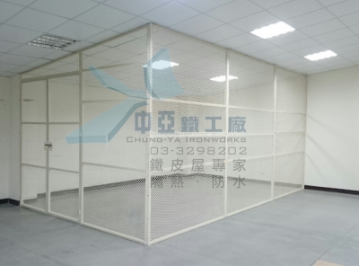案例6.桃園-鐵網門客製工程