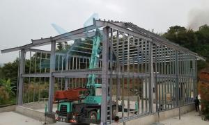 中亞鐵工廠 Tekla Structures 3D 鐵皮屋 鋼構工程 鋼骨結構 
