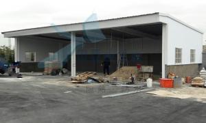 中亞鐵工廠 Tekla Structures 3D 遮雨棚 雨遮 鋼構工程 